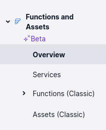 Find Twilio Functions and Assets in the Console